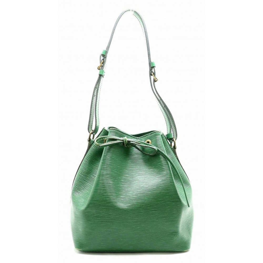 Louis Vuitton Epi Noe Shoulder Bag Hobo Leather Borneo Green